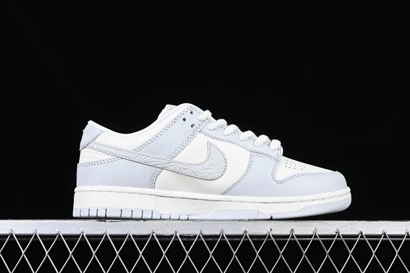 All categories Nk SB Dunk series Nk SB Dunk Low low-top sneakers Y version Nk Dunk Low "Needlework" embossed gray SB low-top sports and leisure sneakers FJ4553-133